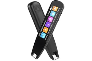 DNOYEVVS Sprachübersetzer, Übersetzungsgerät Offline-Scan-Übersetzung in 12 Sprachen, Online-Sprachübersetzung in 131 Sprachen, Übersetzungsstift für reisende Geschäftsstudenten.