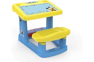 NINCO Chicos - Scrivania Banco Scuola Topolino Mickey Mouse. 57.5 x 72.5 x 49 cm. A partire da 24 Mesi (51109)