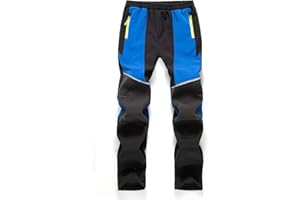 CAMLAKEE Pantaloni da Trekking Bambino Pantaloni de Softshell Foderata in Pile Ragazzo Ragazza