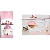 Royal Canin Kitten Dry Cat Food, Kitten, 4 Kg & Royal Canin Kitten Wet Cat Food, Kitten, (12 x 85 G)
