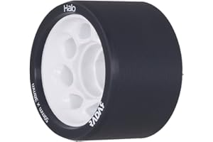 RIEDELL Radar Halo 59mm Roller Skate Wheels 4 Pack - Charcoal/Black 101a
