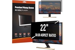 HaruYo Monitor Blickschutzfilter 22 Zoll 16:10, Computer & Desktop Privacy Filter, Anti-Spy Blickschutzfolie Anti-Blaulicht und Blendschutz für 22 Zoll Monitor