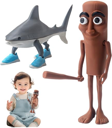 YiLianDa Lot De 12 Brainrot Figurine – Tung Tung Tung Sahur