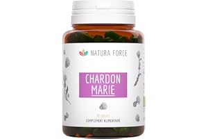 NATURAFORCE NATURA FORCE NATURA-FORCE NATURA FORCE - Chardon Marie - Pur extrait de Chardon-Marie titré à plus de 80% en silymarine - Aide à combattre les troubles digestifs – Garantie sans ingrédients ajoutés - 90 Gélules végétales