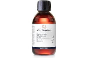 ‎NAISSANCE Naissance Pflanzliches Glycerin (Glyzerin/Glycerol) (Nr. 806) 250ml - Flüssig, Eur. Ph. Qualität, Vegan, Parfümfrei, Gentechnikfrei