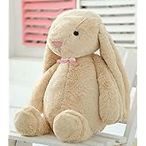Sleeping Friend Long Ear Bunny Plush Rabbit 65cm Beige