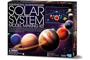 4M 3D Glow in the Dark Solar System Mobile Making Kit