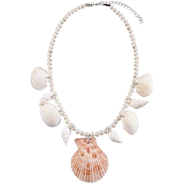 Handgestempelde sterlingzilveren ketting met 'schelp in je zak' – Starfish & Pearl Charm - België Handgestempelde sterlingzilveren ketting met 'schelp in je zak' – Starfish & Pearl Charm - België