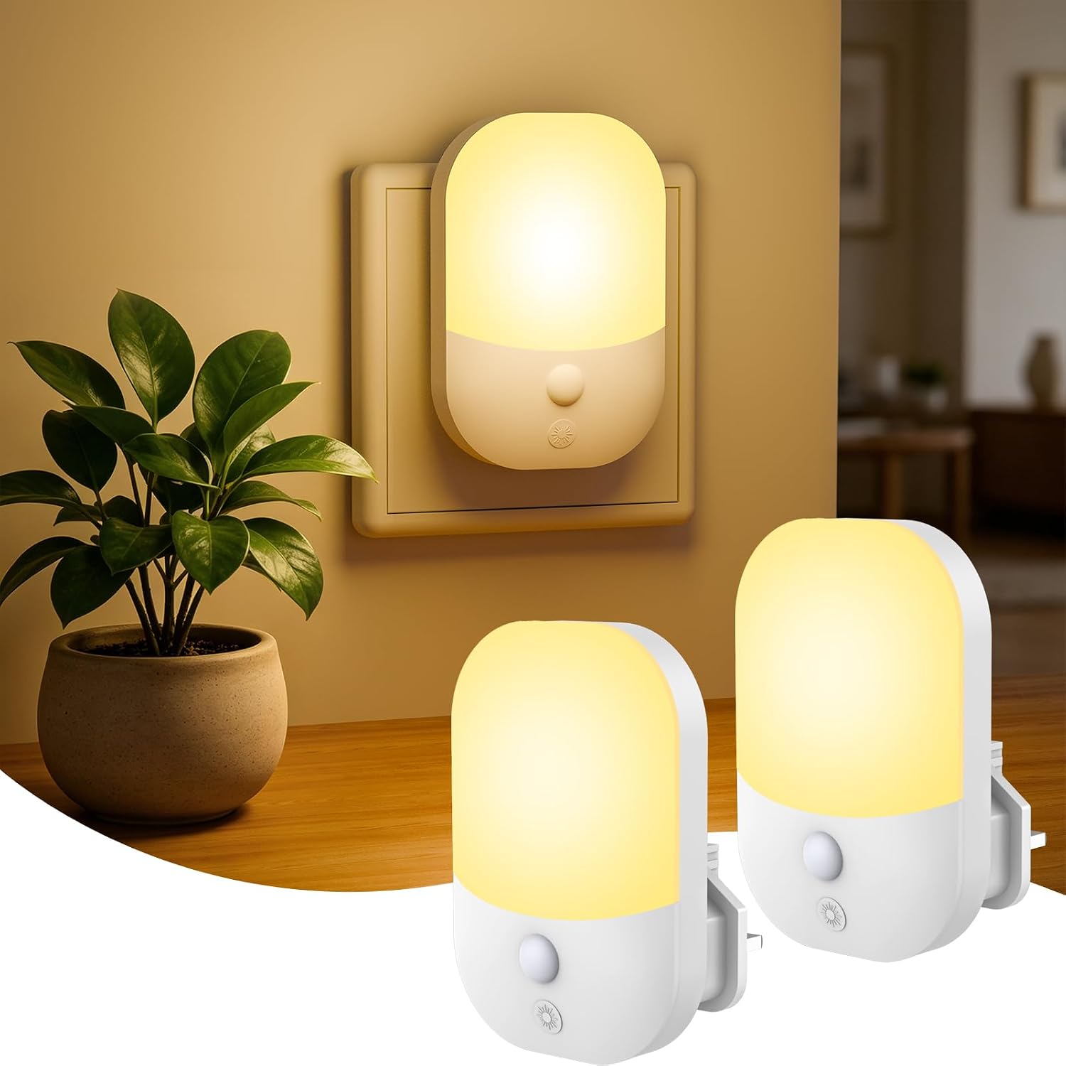 Retour d'Expérience & Bilan Utilisateur : 2 Pack Night Light Plug in Wall Dimmable LED