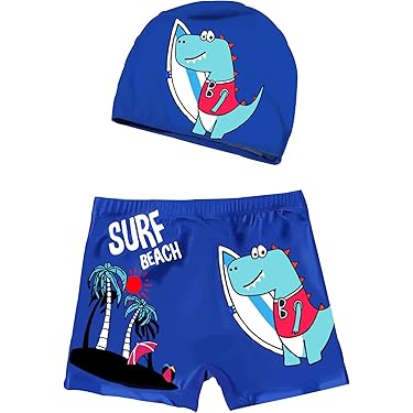 Costume Da Bagno Per Bambini, 3 Pezzi, Maglietta A Maniche