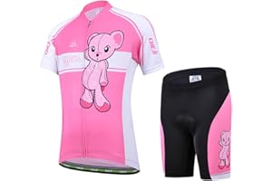 LSERVER-Kinder Radtrikot-Set (Fahrrad Trikot Kurzarm + Radhose)