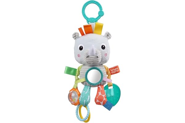 Bright Starts Peluche D'éveil Rhino, Dès la Naissance