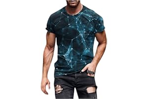 SHZFGUI Sport Shirts Herren Herren mit Print Sportshirt Kurzarm T Shirt Crew Neck Kurzarm T-Shirt Atmungsaktiv Laufshirt Tshirt Fashion Bedrucken Lassen Oversize Aufshirt Trainingsshirt