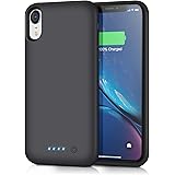 iPosible Cover Batteria per iPhone XR, 6800mAh Custodia Ricaricabile con Batteria Esterna Caricabatterie Cover Battery Case p