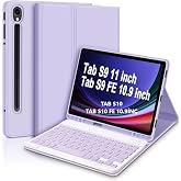 UnDePlus Samsung Galaxy Tab S10 Lite FE/S10/S9 FE/S9 ile uyumlu Kılıf Kablosuz Klavyeli Case Mobax T&uuml;rk&ccedil;e(12.4in&ccedil; Değildir) L