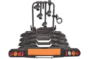 Witter ZX704 Pure Instinct Bike Rack for 4 Bikes | Foldable Rails for Easy Storage