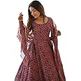 KD Women Floral Print Anarkali Kurta with Pant and Dupatta Set Anarkali Kurti for Women Plus Size upto 4XL