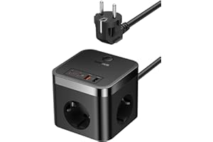 ‎BASEUS Baseus GaN5 listwa zasilająca USB C, 30 W, kostka, ładowarka USB C, 3-krotne gniazdko z przełącznikiem, przenośna ładowarka PD do MacBook, iPad, iPhone 17/16/15/14/13/12, Galaxy, gry, domu, biura
