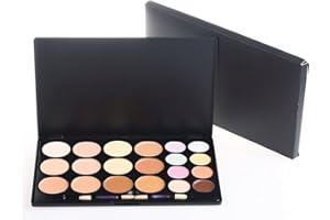 CHAWHO profesional corrector paleta, 20 colores Pigmentos compactos, Palette de polvo Profesional para Maquillaje Accesorio cosmético de Belleza de Maquillaje Profesional