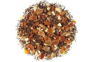 TEA SHOP - Rooibos African Sunset 100g - 50 Tazas - Formato a Granel - En Hojas - Infusiones Sin Teína - Con Naranja y Zanahoria - Isotónico y Antioxidante