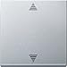 Produktbild Merten 586260 Jalousie-Taster, aluminium, System M