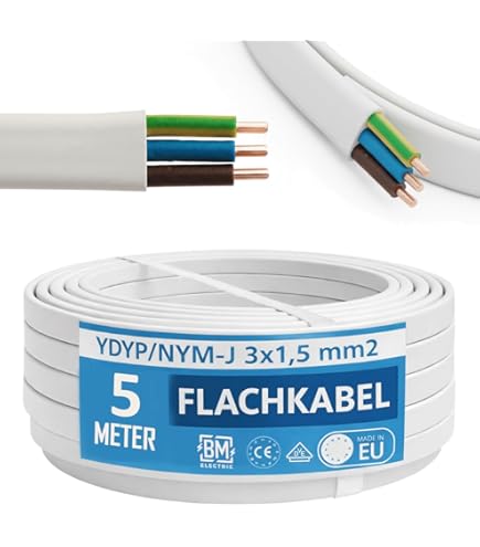 5 meter 18AWG 5x0,75mm² elektrische kabel, 5-aderig kabel 5V/12V/24V