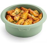 L&eacute;ku&eacute; Molde Multifunci&oacute;n, 15 cm, para Freidora Aire 'Air Fryer', Verde
