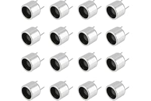 Hailege 20pcs TCT40-16R / T 16mm Sensor ultrasónico Sensor ultrasónico Transceptor ultrasónico Sonda 10 transmisores + 10 receptores T + R Juego de sensores ultrasónicos