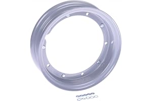 KMP italiana Rim 2.50 x 10 Grey Steel Rim for Scooter