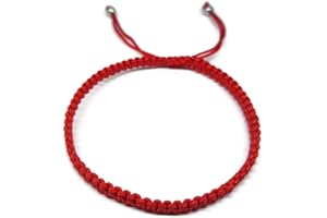 MYSTIC JEWELS - Pulsera Kabbalah de Hilo Rojo, Amuleto, protección Mal de Ojo, Buena Suerte, Good Luck