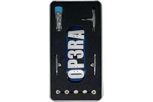 LEEFAI Op3ra Pro Fingerboard Complete 34 * 96mm Maples Wood Deck,UV Printing Graphic-Solid Single Axles Pro Trucks & 5 Urethane Bearing Wheels,-Replace Bushings-Blocks(Blue) Edition