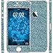 Produktbild 1 x Glitzer-Folienset für Apple iPhone SE blau PhoneNatic Schutzfolien