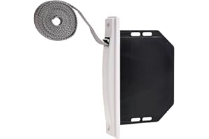 WOLFPACK LINEA PROFESIONAL - Recogedor Persiana Mini Blanco Cinta 18 mm. Empotrar Sin Pivotes