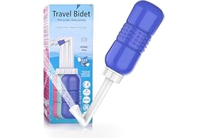 TheGreen Po Dusche - Tragbares Bidet Popodusche - 450ml 2-In-1 Mit Doppeldüse Einfach Zu Bedienen Und Zu Reinigen, Po Dusche Persönliche Hygiene, Reisen Und Postpartale Pflege Portable
