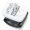 Beurer BC21 Wrist Blood Pressure Monitor with Voice output, Arrhythmia Detection, Fully automatic blood pressure & pulse measurement, Colour-coded WHO risk indicator, Certified medical device
