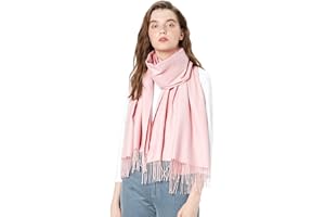 MAAMGIC Foulard Echarpe Automne Femme Homme 200 * 70CM Hiver Double Couleurs Touché Soyeux Elégant Châle Doux pour Mariage Party Soiree