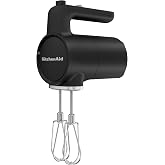 KitchenAid Go 5KHMR700BM Kablosuz El Mikseri Bataryasız Siyah