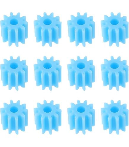 QUARKZMAN Lot De 15 Engrenages Plastique 8 Dents Module 0.5 – Modèle 082AA – Pour RC, Robot DIY, Maquettes Scientifiques