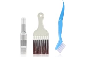 TEKONDA 3er Set Lamellenkamm Trockner Reinigungsbürste Lamellenreiniger Klimaanlage Reiniger für Klimatisierung Trockner