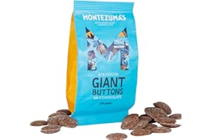 Montezuma's 37% Cocoa, Giant Milk Buttons, Gluten Free & Organic, 180g Bag