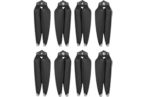 Bocguy 8 Pcs Hélice Air 3, Drone Air 3 Hélice avce Conception à Dégagement Rapide, Faible Bruit Hélice Drone Air 3 Accessoires Remplacement (Argent)