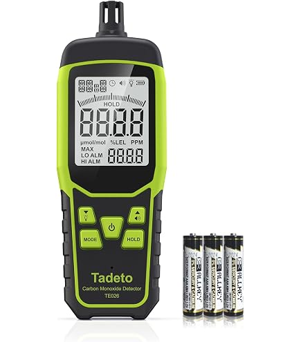 Détecteur CO Portable Aicevoos AS-E10 - Alarme Visuelle Et Sonore - 0-2000 PPM - Rechargeable USB - Pour Maison, Voiture