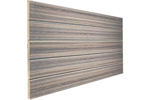 DELLEDECOR ADVANTAGE DESIGNS 3D Wood Effect Wall Panel, Polystyrene Wood Effect Cladding Wall Covering Panel Tiles W37, 50x100cm (W27)