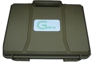 Galica Malette Transport Arme - Mallette Rangement Plastique Transport d'Armes Airsoft - Boîte Rembourrée pour Pistolet et Accessoires-Malette de Protection-Valise d'Extérieur- Malette Anti-Choc