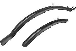 M-Wave Unisex Adult Max Universal Mudguard Set - Black, 26-29-Inch