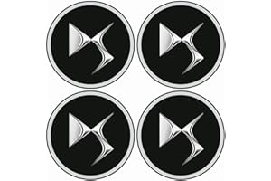 DADYM 4 Tappi Coprimozzo per Citroen DS3 DS4 DS6 60mm Fregi Cerchi in Lega Coprimozzo Copertura Centrale Della Ruota per Cerchioni Copertura Antipolvere