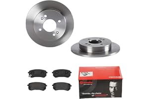 BREMBO BREMSSCHEIBEN Ø234 + BREMSBELÄGE HINTEN FÜR HYUNDAI I10 PA KIA PICANTO
