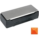 SHARPAL 163N Double Sided Diamond Sharpening Stone 203 x 76 mm | Extra Coarse 220 Grit / Fine 600, Storage Case with Non-Slip
