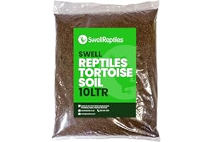 Swell Reptiles Tortoise Soil 10 Litre Bag. Burrowing Substrate For Tortoise Habitat Bedding.