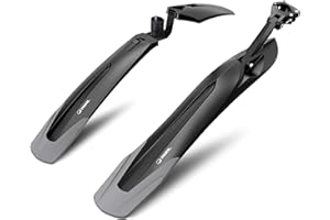 RBRL Guardabarros Bicicleta, Guardabarros de Liberación Rápida, Guardabarros Universales para Bicicletas de Montaña de 24 a 29 Pulgadas, Protege contra Salpicaduras de Agua y Suciedad